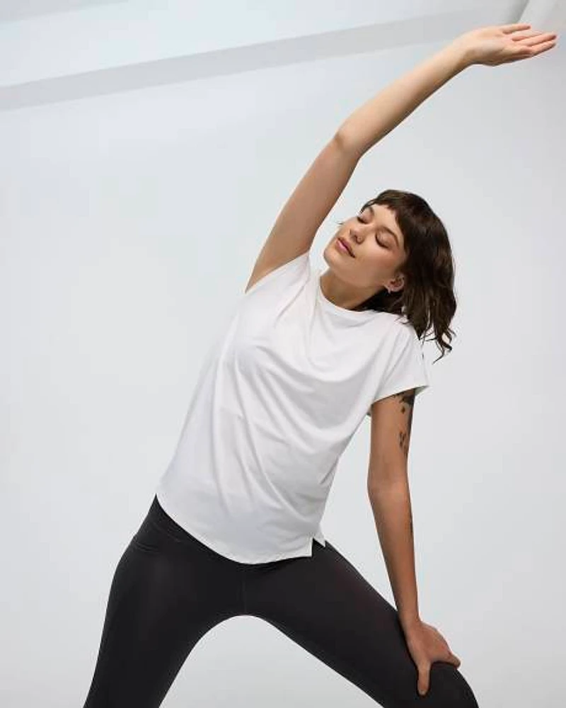 Extended-Sleeve Jacquard Tee