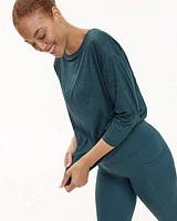 Long-Sleeve Crew-Neck Tunic