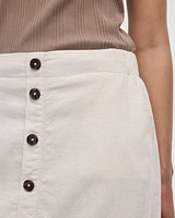 Linen Blend Skort