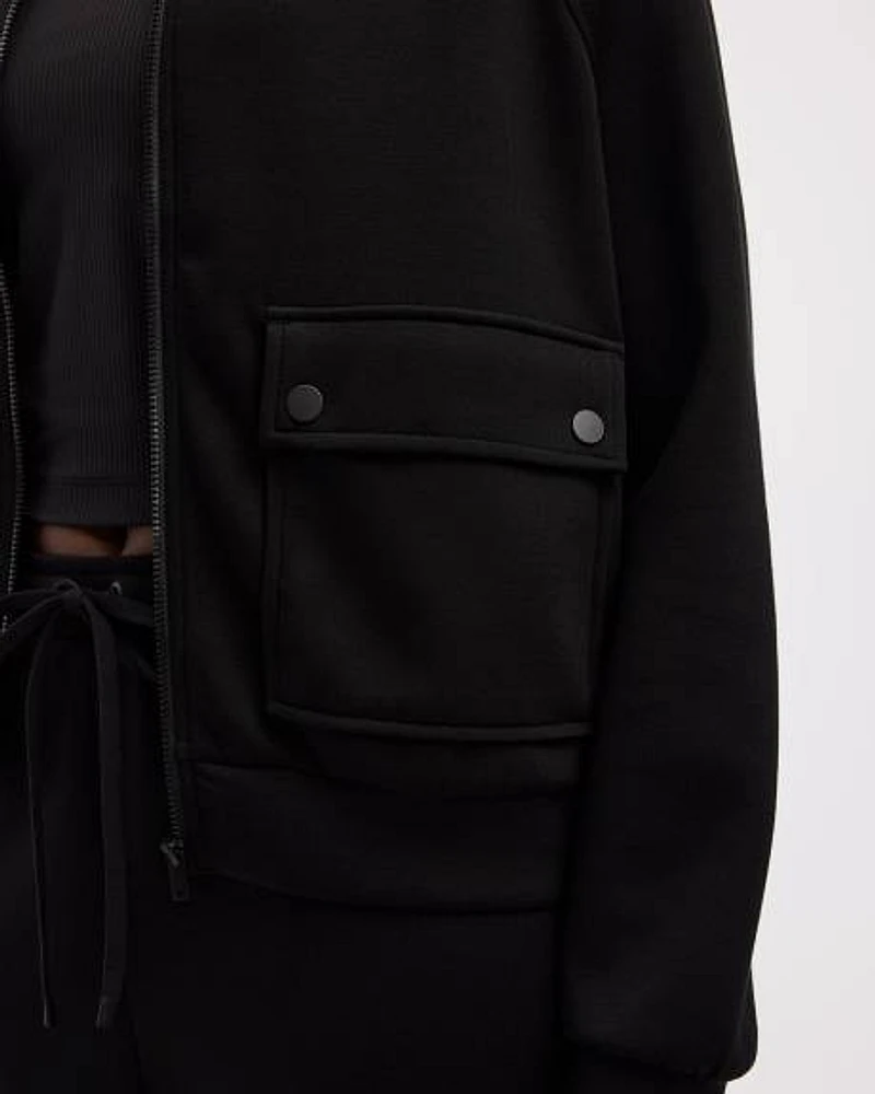 Veste style aviateur en scuba