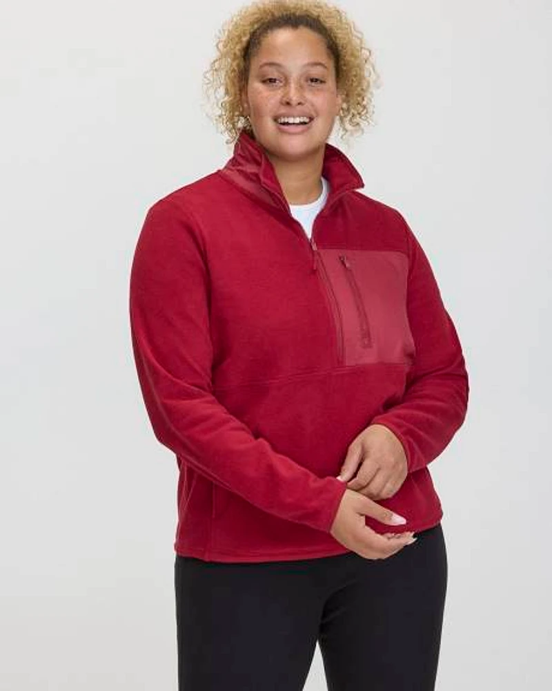 Polar Fleece Half-Zip Jacket