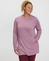 Long-Sleeve Tunic with Front Pocket