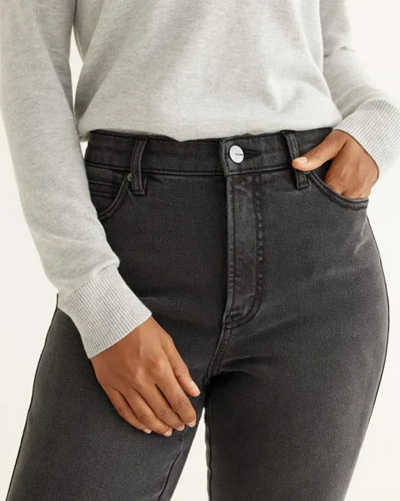 Slim-Leg High-Rise Jean