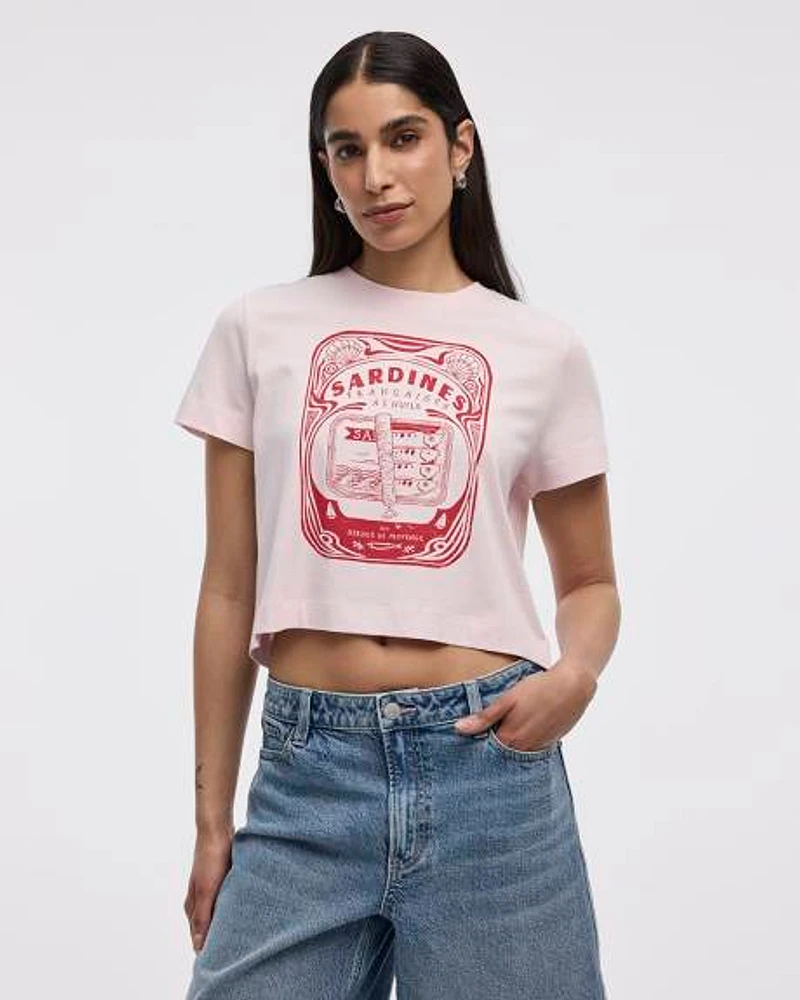 Crew-Neck Graphic T-Shirt