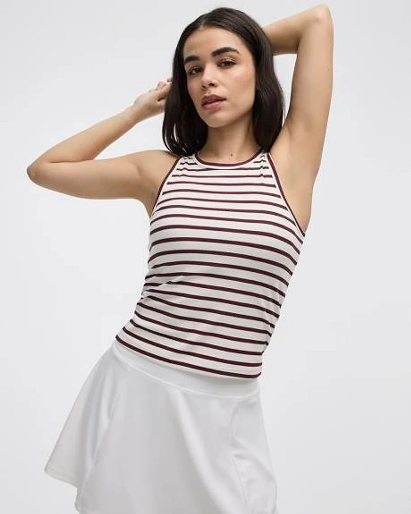 Camisole côtelée ajustée