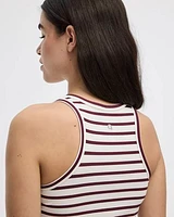 Camisole côtelée ajustée