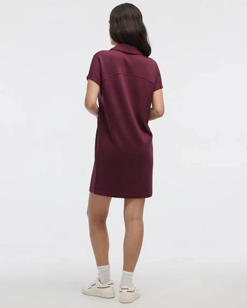 Short-Sleeve Polo Dress