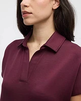 Short-Sleeve Polo Dress