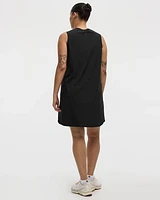 Sleeveless Crew-Neck Dress