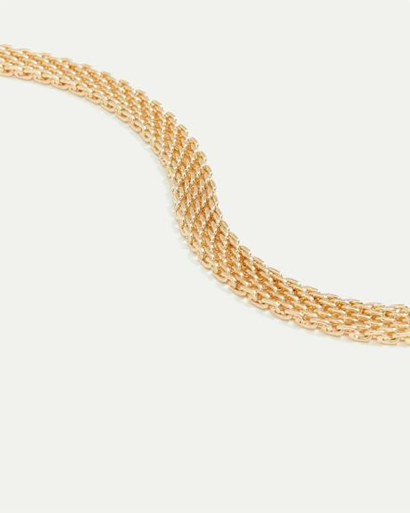 Short Flat-Chain Necklace