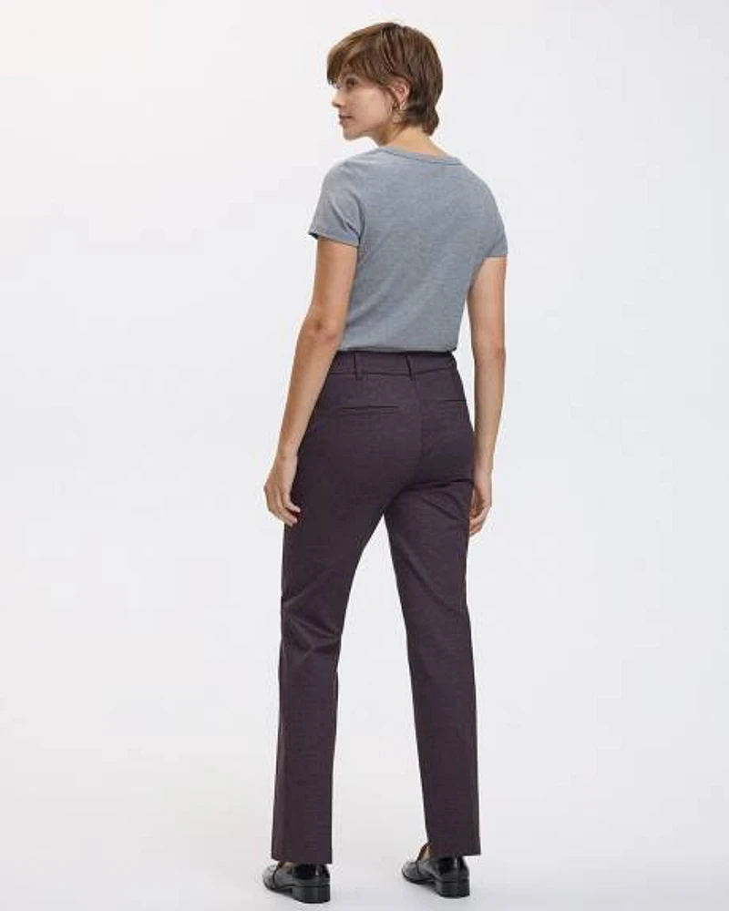 Straight-Leg High-Rise Pants