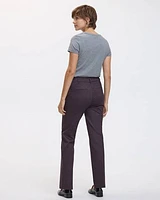 Pantalon à taille haute et jambe droite