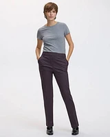 Straight-Leg High-Rise Pants