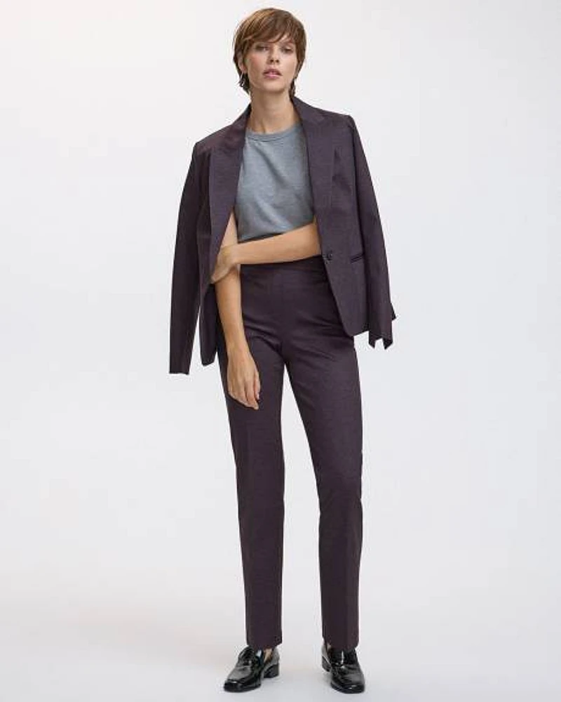 Straight-Leg High-Rise Pants