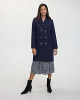 Wool-Blend Jacket with Tailored Collar