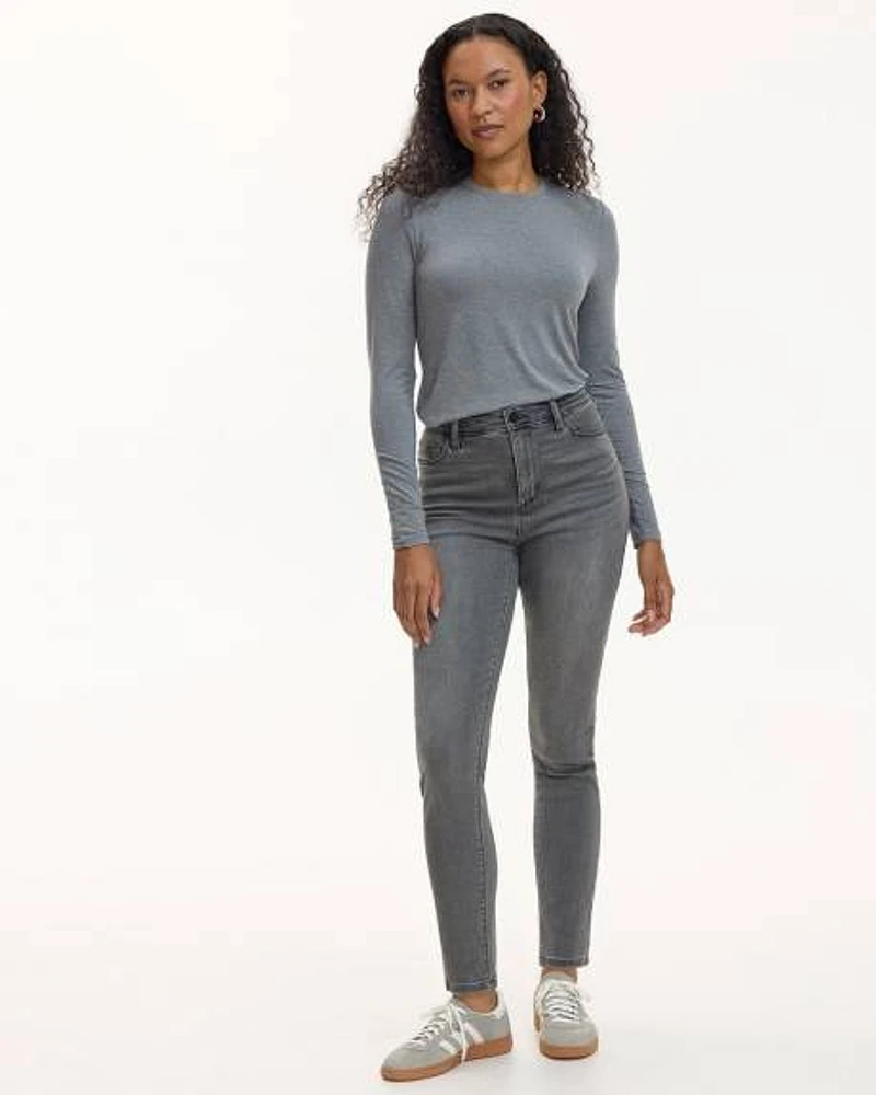 Skinny-Leg High-Rise Jean