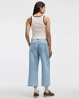 Camisole côtelée à col dégagé