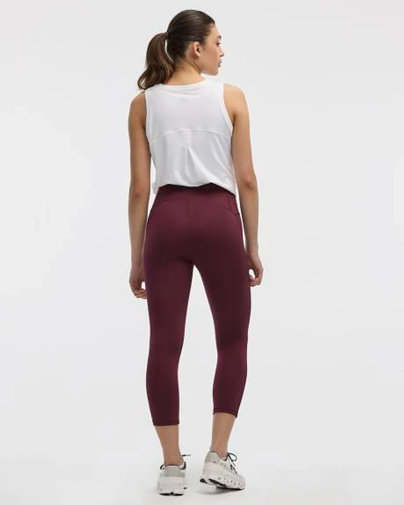 Legging capri Pulse à taille haute avec bande de compression