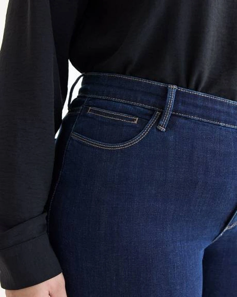 Jean à jambe skinny et taille haute