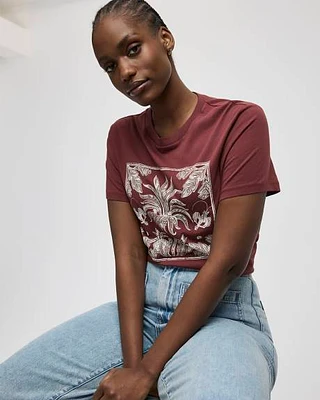 Crew-Neck Graphic T-Shirt