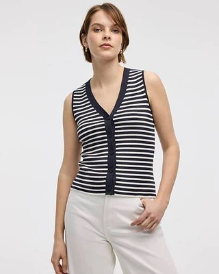 V-Neck Ribbed Tank