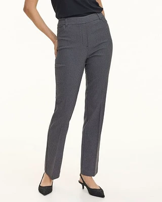 Straight-Leg High-Rise Pants