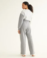 Wide-Leg French Terry Pant