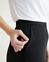 Slim-Leg Pant with Elastic Waistband