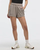 Short extensible à enfiler avec poches zippées