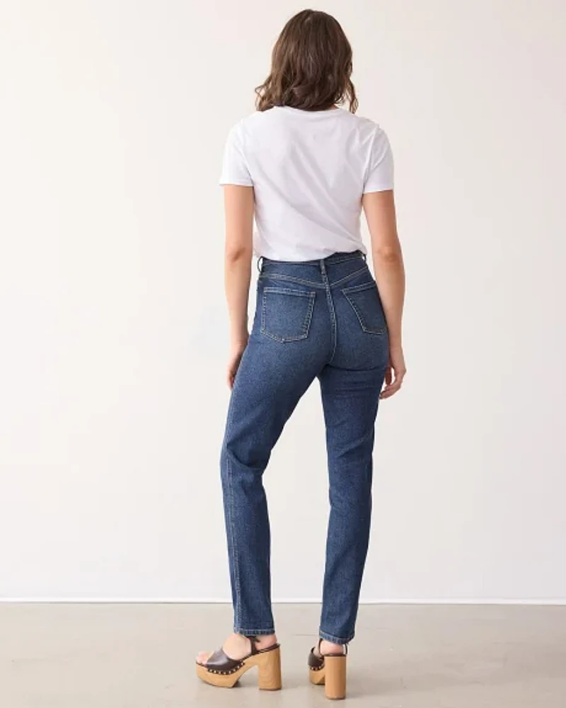 Slim-Leg High-Rise Jean