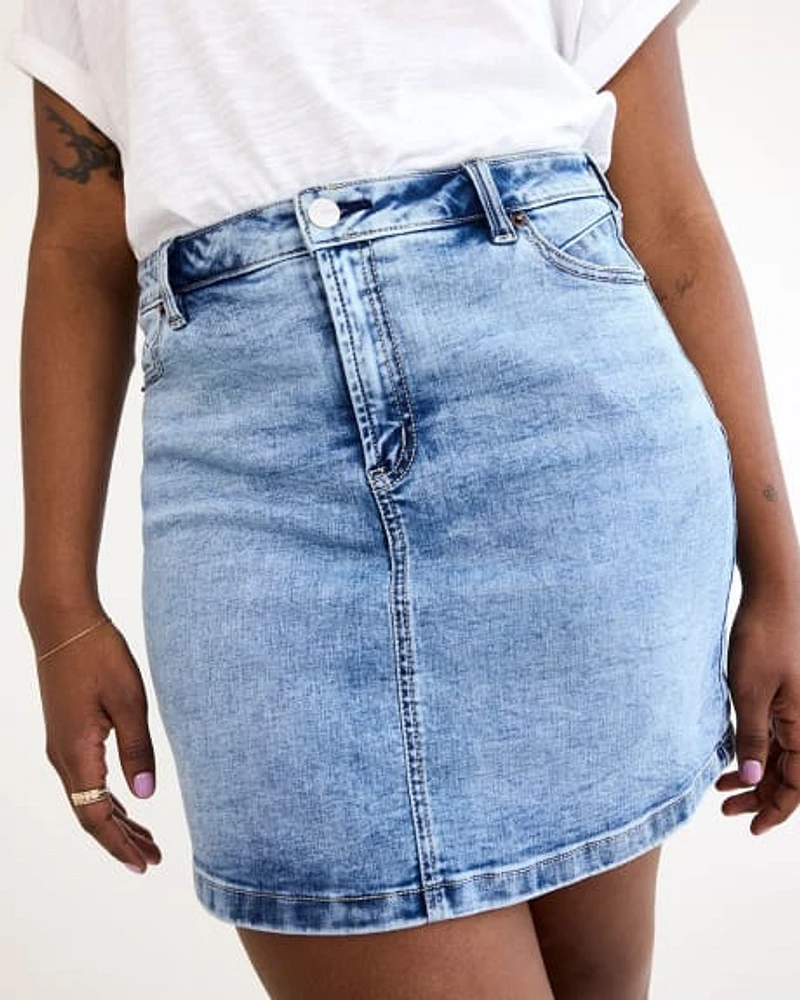 Denim Skort