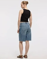 Crew-Neck Ribbed Tank