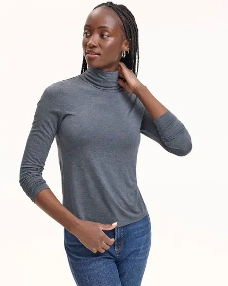 Long-Sleeve Turtleneck Tee