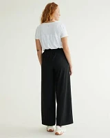 Wide-Leg Pant with Elastic Waistband