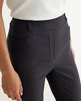 Slim-Leg High-Rise Ankle Pant