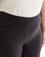 Slim-Leg High-Rise Ankle Pant