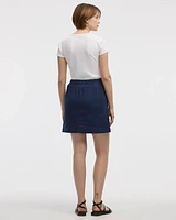 Linen Blend Skort