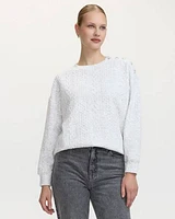 Long-Sleeve Crew-Neck Sweatshirt