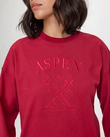 Long-Sleeve Crew-Neck Polar Fleece Sweater