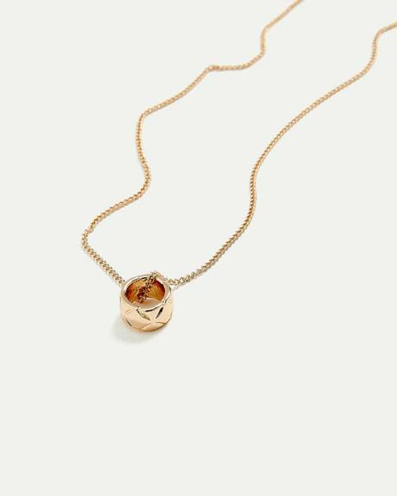 Collier avec bille ronde