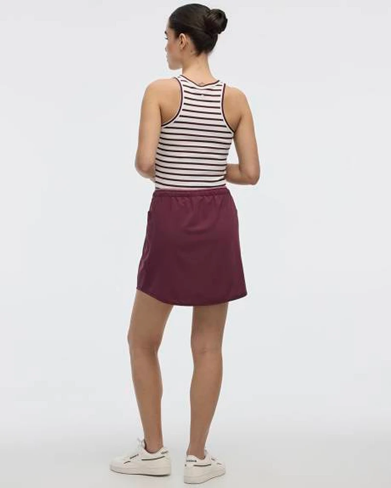 Jupe-short avec taille élastique