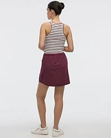 Jupe-short avec taille élastique