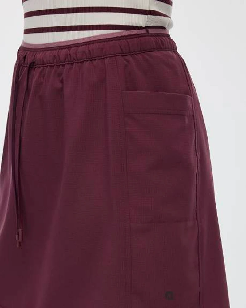 Jupe-short avec taille élastique