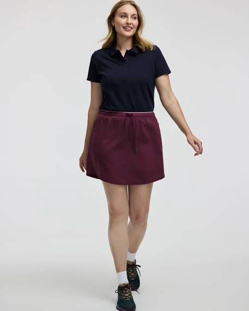 Jupe-short avec taille élastique
