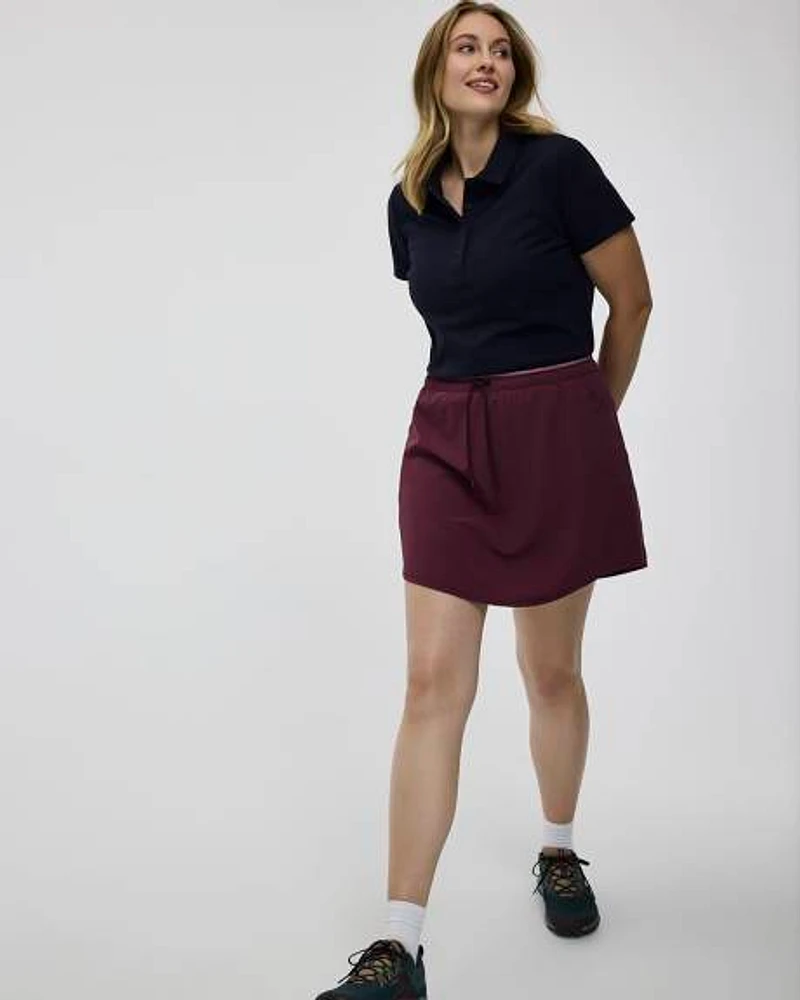 Jupe-short avec taille élastique