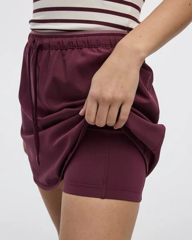 Jupe-short avec taille élastique