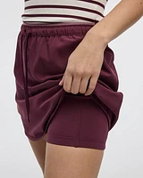 Jupe-short avec taille élastique