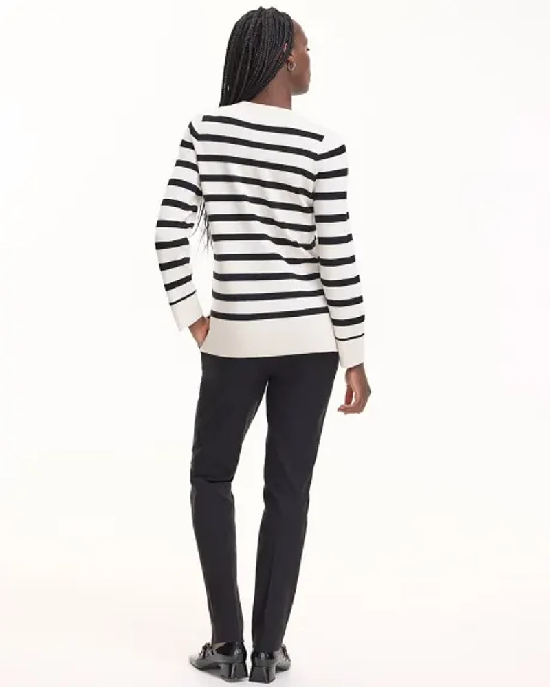 Long-Sleeve Crew-Neck Sweater