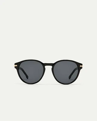 Black Sunglasses with Round Frame
