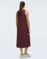 Sleeveless Mix-Media Dress